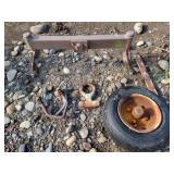 Tractor Front w/ Pintle Hitch Receiver & u-Bolts