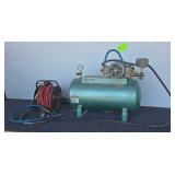 Speedaire Air Compressor & Hose Reel
