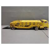 Vintage Tonka Car Hauler Truck & Trailer