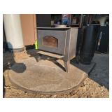 Wood Stove w/ Stone Base