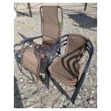 Lounge Yard Chair/ 3 Patio Chairs