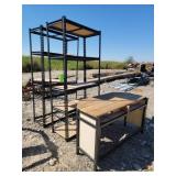 2-- Black Shelf Units