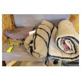 2 Wool Blankets/ 2 Sleeping Bags