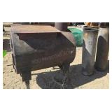 Camp Wood Stove and Pipe