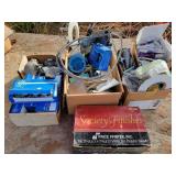 3 Boxes of Electrical/ Gold Tone Tub Faucet