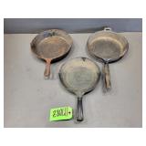 3-- Cast Iron Pans