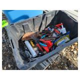 Black Tote of Misc Tools