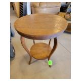Antique Oak  Round Table