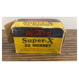 50 Rnds - 22 Hornet 45gr - Super X Western