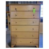 6 Drawer Tall Dresser