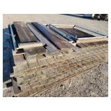 12-Wood Fence Panels/ 2- Gates