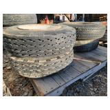 4 - Trailer Tires on Rims (2-Cooper & 2-Goodyear)