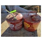 2- Eagle Metal Gas Cans