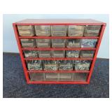 Red Nut & Bolt Organizer