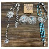 2 - Necklaces & 1 - Earrings - New