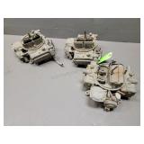 3- Holley Carburetors