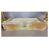 Large Vintage Wooden Ammo Box