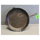 Vintage Lodge 3 Notch No. 14 Cast Iron Skillet