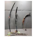 3 Bows w/ Arrows
