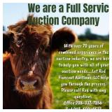 We are a Full Service Auction Company
