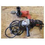 Milwaukee Drill/ Drill Master Angle Grinder