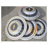 4 Chevy Hub Caps for 16" Wheels