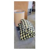 1- Fiber Drum/ 2- Sleeping Bags