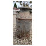 Vintage Milk Can with Lid