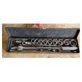 Socket Set in Metal Case