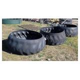 3-Livestock Tire Feeders