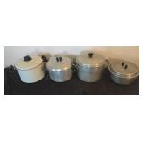 4- Kitchen Pots with Lids