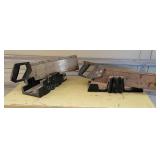 Two Saws w/Miter Boxes