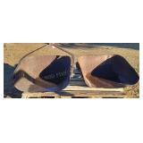 Vintage Horse-Drawn Dirt Scrapers