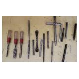 Small Tote of Chisels