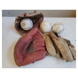 Vintage Baseball Mitts and More