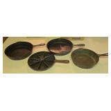 4- Cast Iron Pans