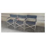 3- Folding Camp Chairs