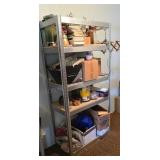 4 Tier Shelving with Contents
