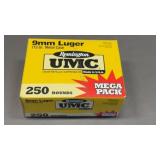 250 Rnds - 9mm Luger 115gr - Remington 250 Rnds - 9mm Luger 115gr - Remington
