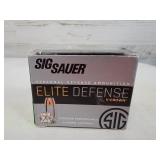 20 Rnds - 9mm Luger 124gr Defense - Sig Sauer 20 Rnds - 9mm Luger 124gr Defense - Sig Sauer