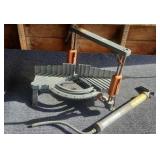 Miter Box & Vintage Lincoln Grease Gun