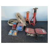 Trailer Lights, Jack Stands, Tie Downs