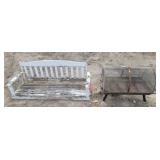 Porch Swing & Fire Pit