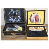 Wolf & Buffalo Knives in Boxes