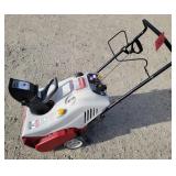 White Outdoor Snow Blower