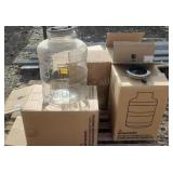 4 - Glass Food Storage Jugs