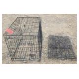 2 - Folding Wire Kennels