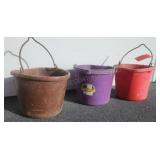 3 - Buckets w/ Nails