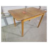 Small Wooden Table w/ Leaf