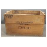Vintage Titan Dynamite Wood Box